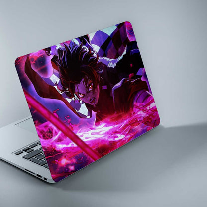 Purple Flame Tanjiro - LAPTOP SKIN