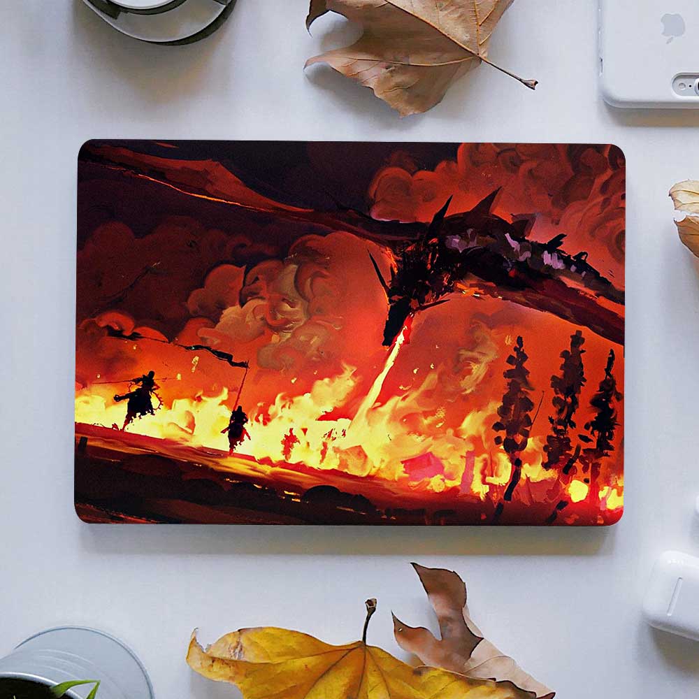 The burning ground - LAPTOP SKIN