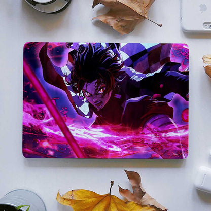 Purple Flame Tanjiro - LAPTOP SKIN