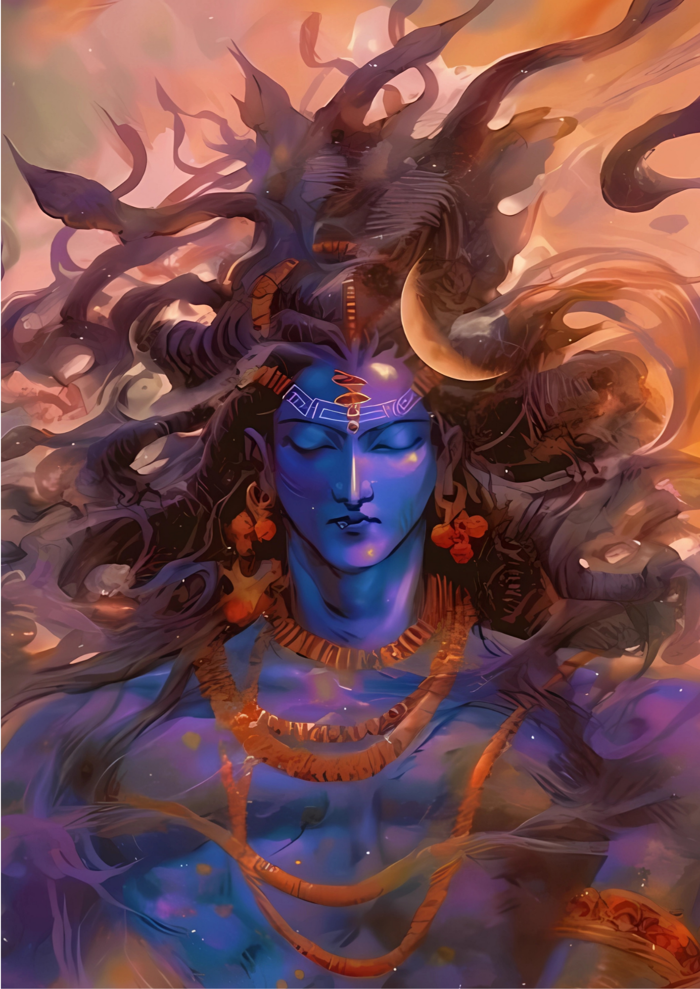 Mahadev potrait   - poster