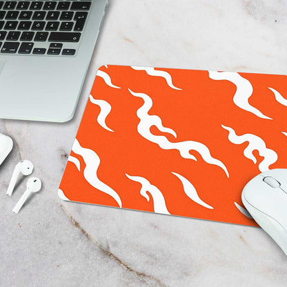 Orange clouds - Mouse Pad