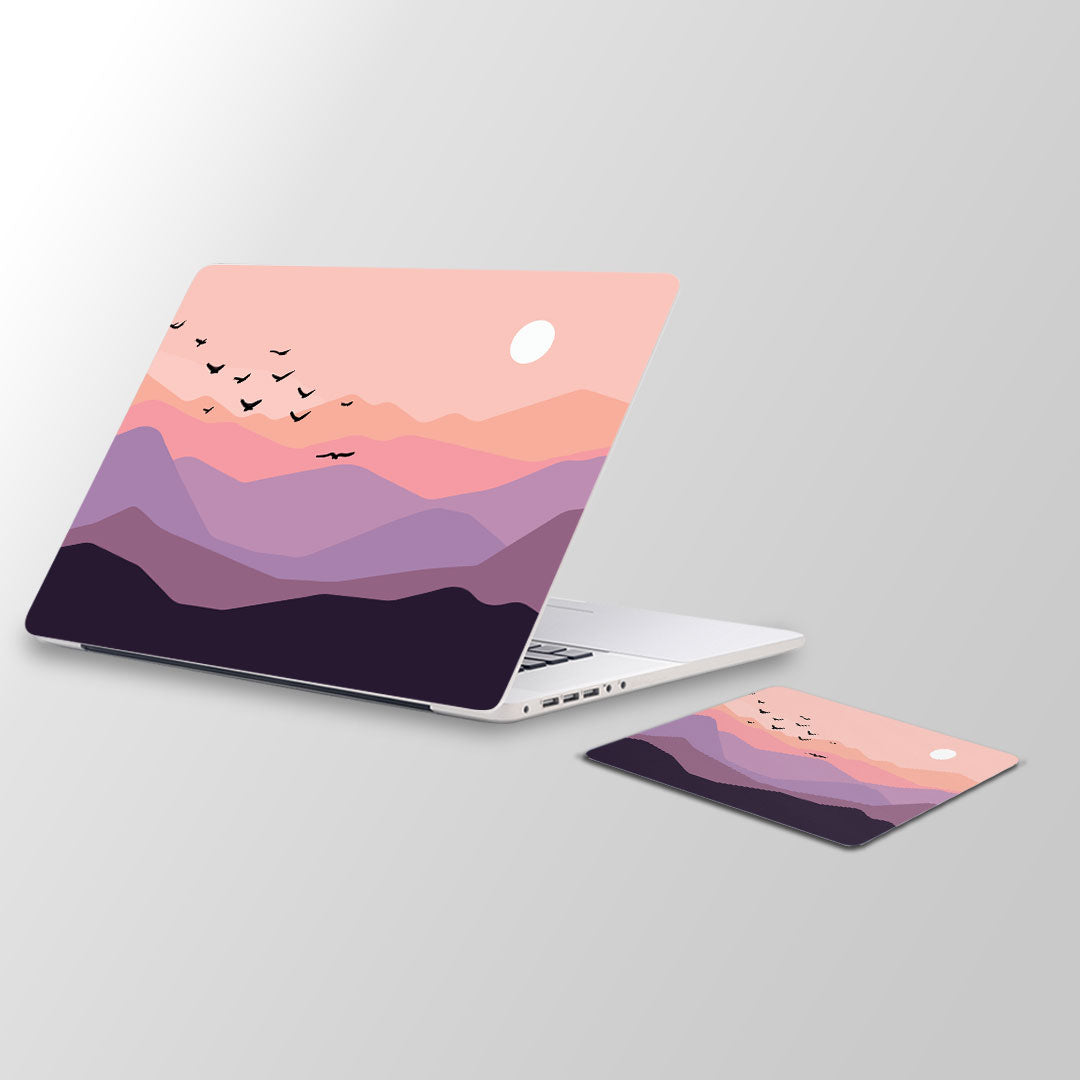 Mountain Laptop Skin and Mouse Pad Combo