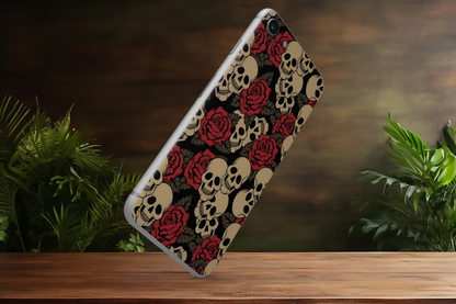 Skull & Rose - Mobile Skin (3D Textured) FC1430