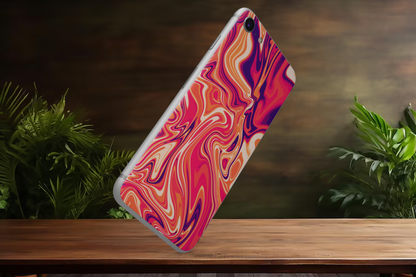 Amber liquid pattern - Mobile Skin FC1406