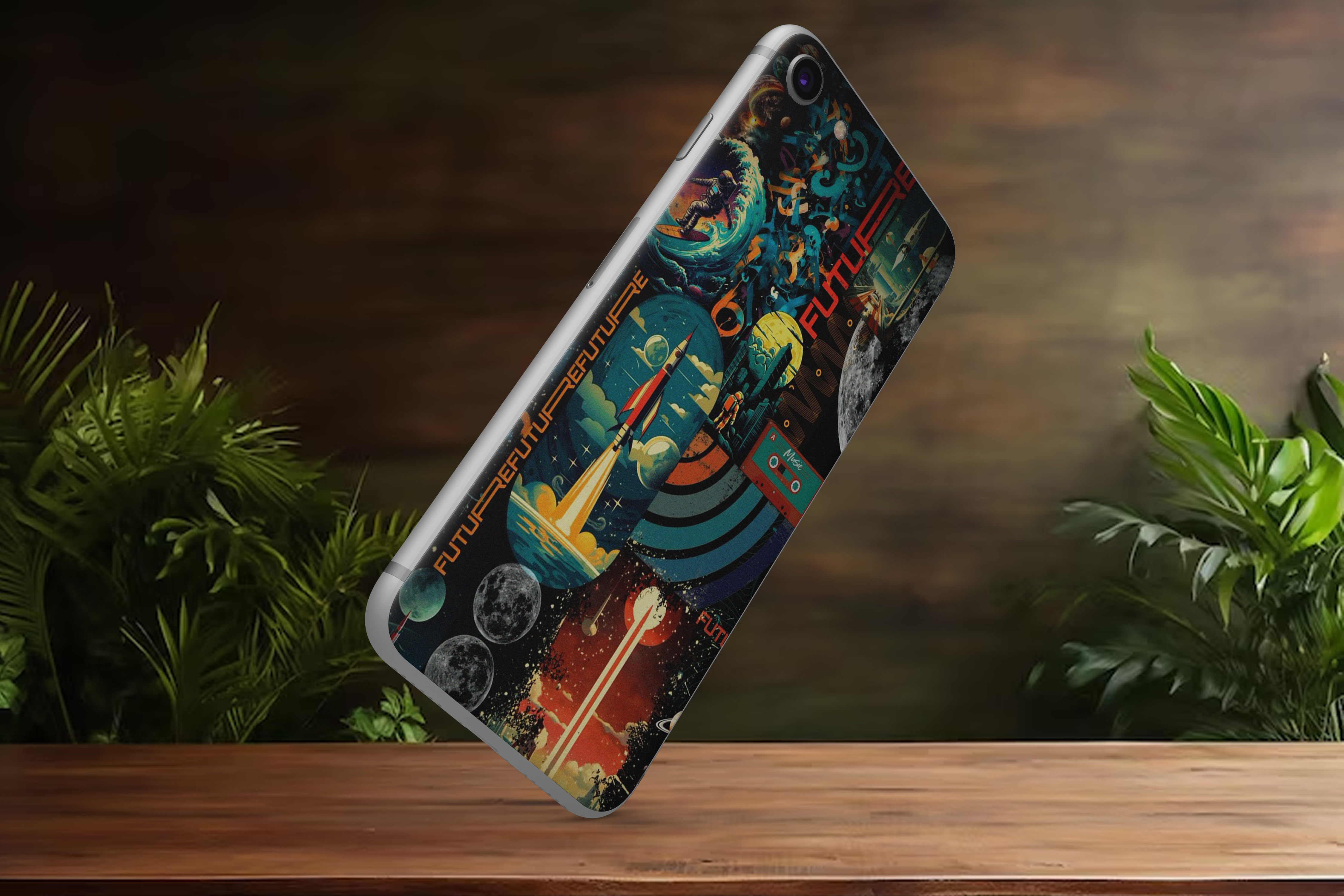 space roket- Mobile Skin (3D Textured) FC1012