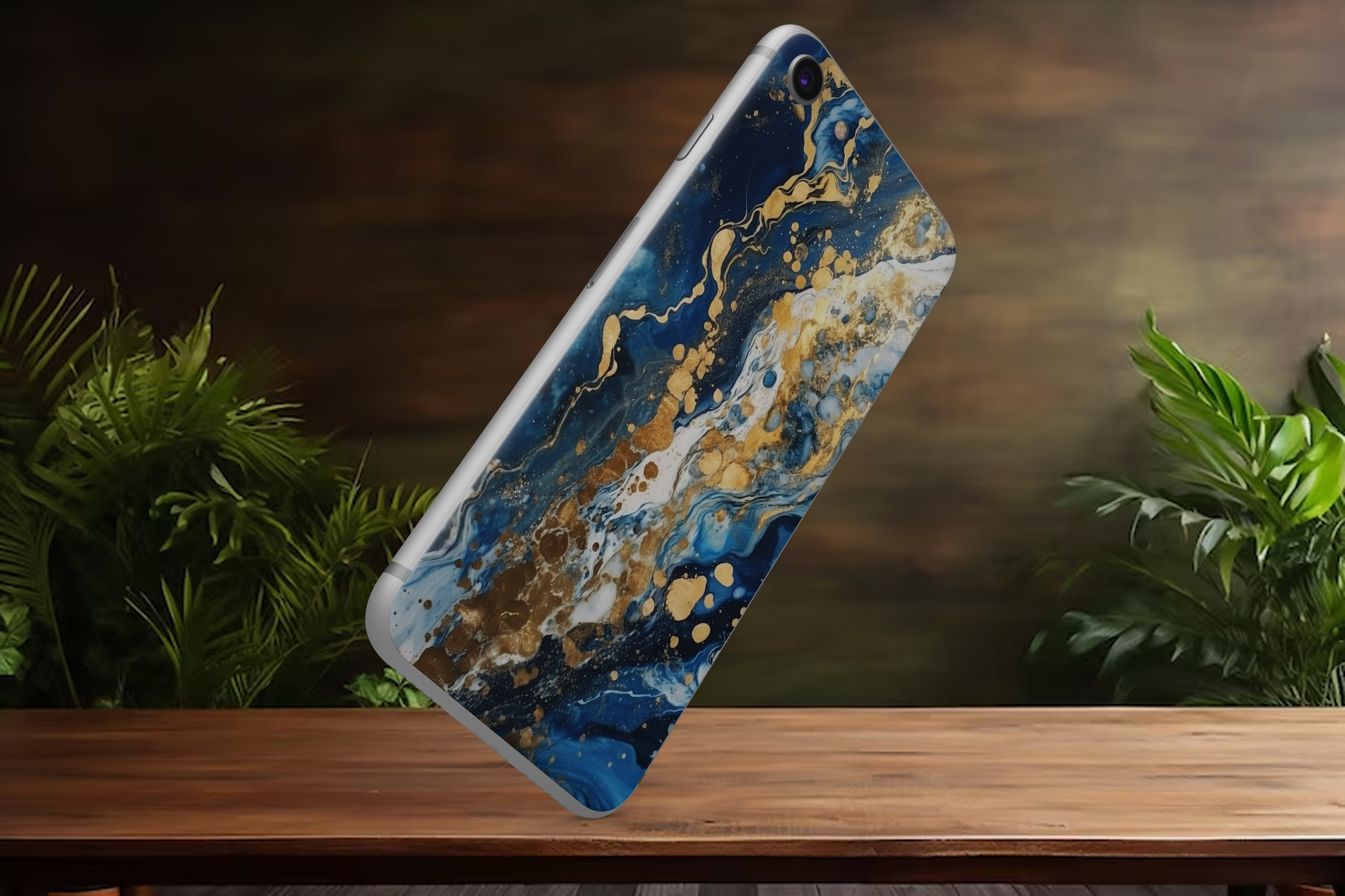 Golden marble pattern - Mobile Skin FC1350