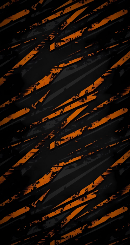 Orange black pattern - Mobile Skin (3D Textured) FC1282