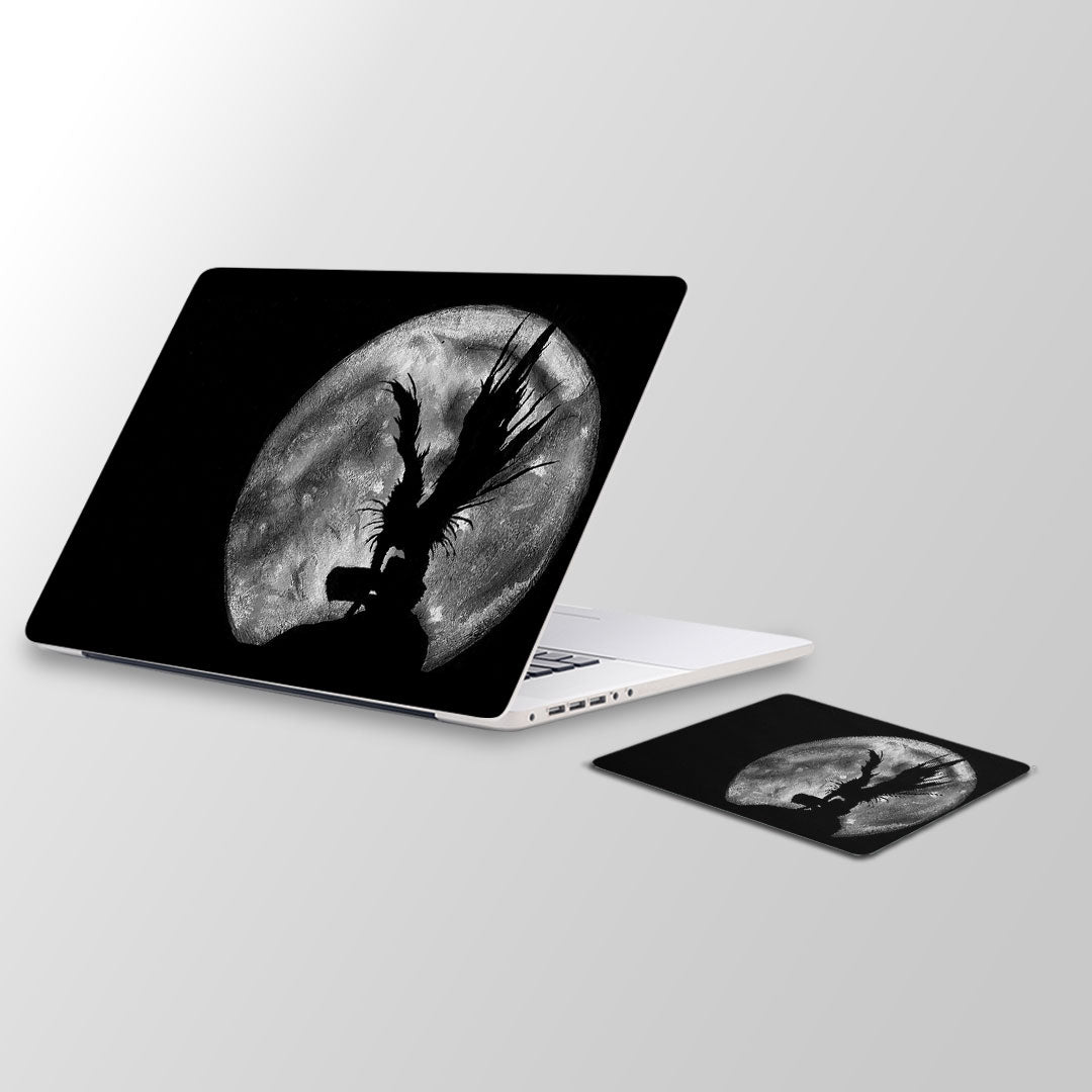 Ryuk the death star- death note Laptop Skin and Mouse Pad Combo