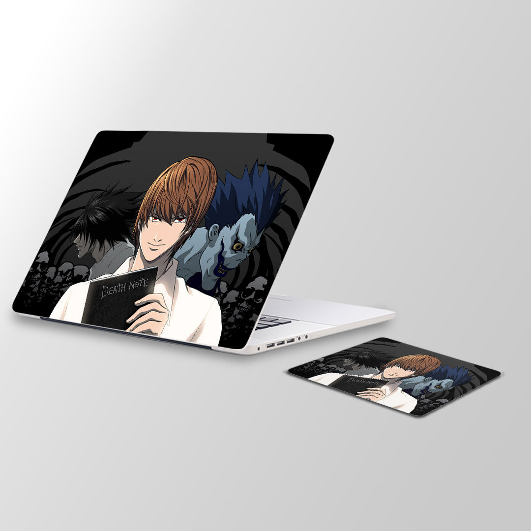 The book of death - death note Laptop Skin and Mouse Pad Combo