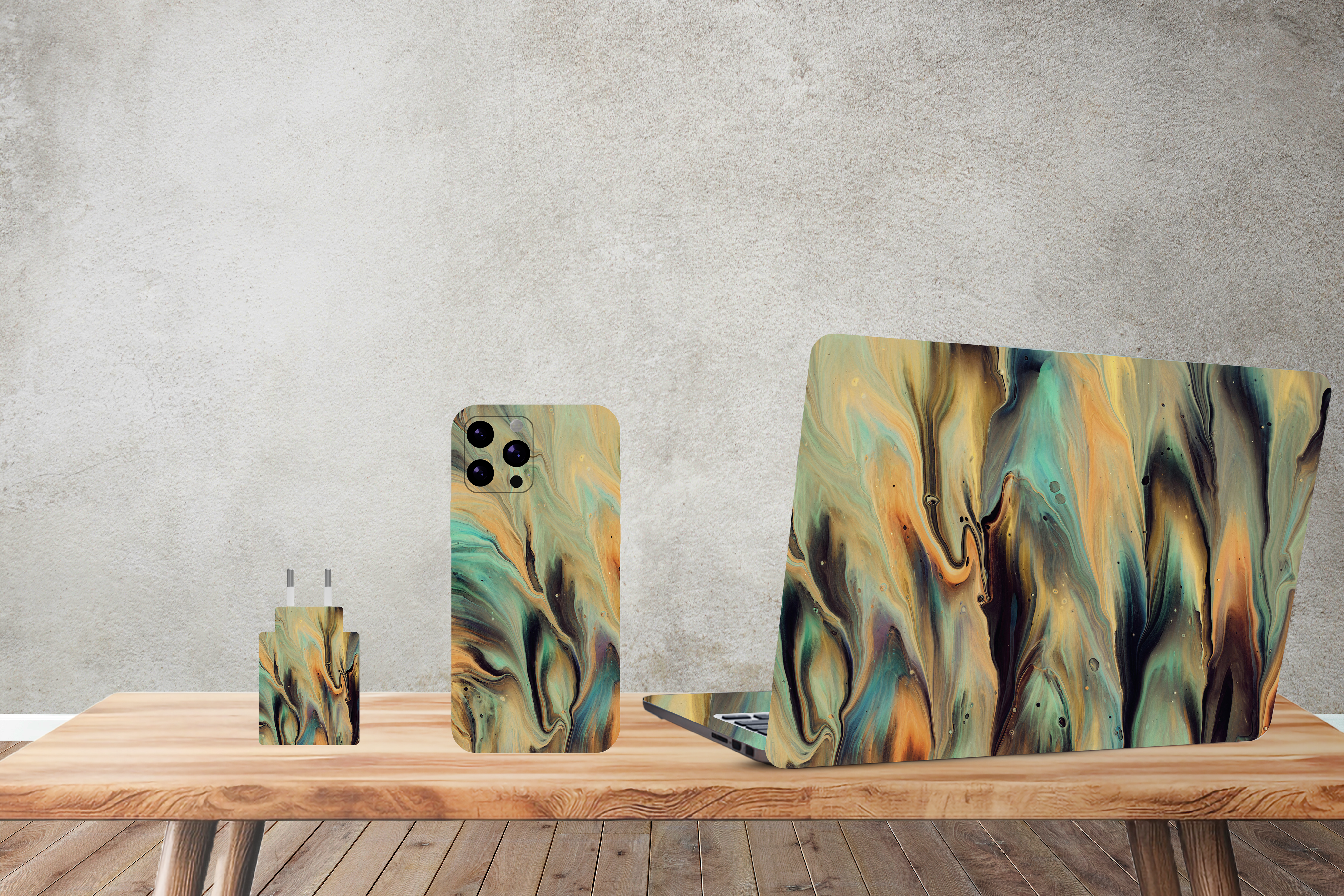 Verre art  - Laptop and Mobile Combo