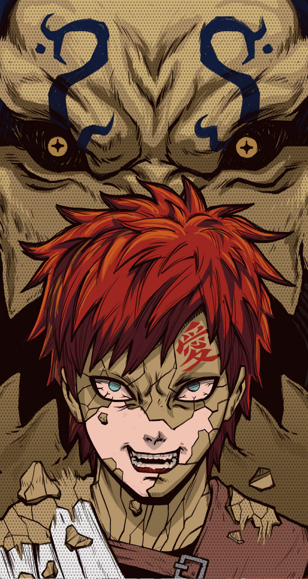 Gaara- Mobile Skin (3D Textured) FC1125