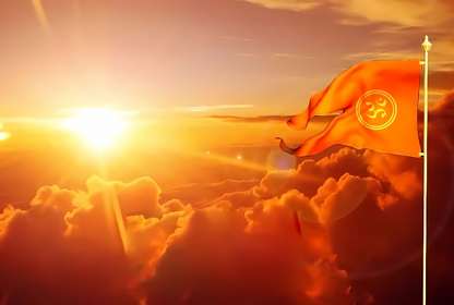 Bhagwa flag sun rise  - LAPTOP SKIN