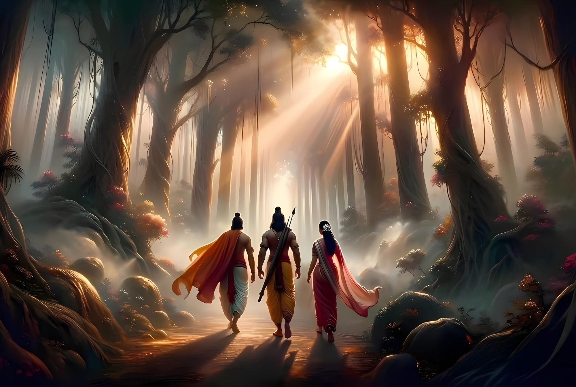 Shree ram in forest    - LAPTOP SKIN