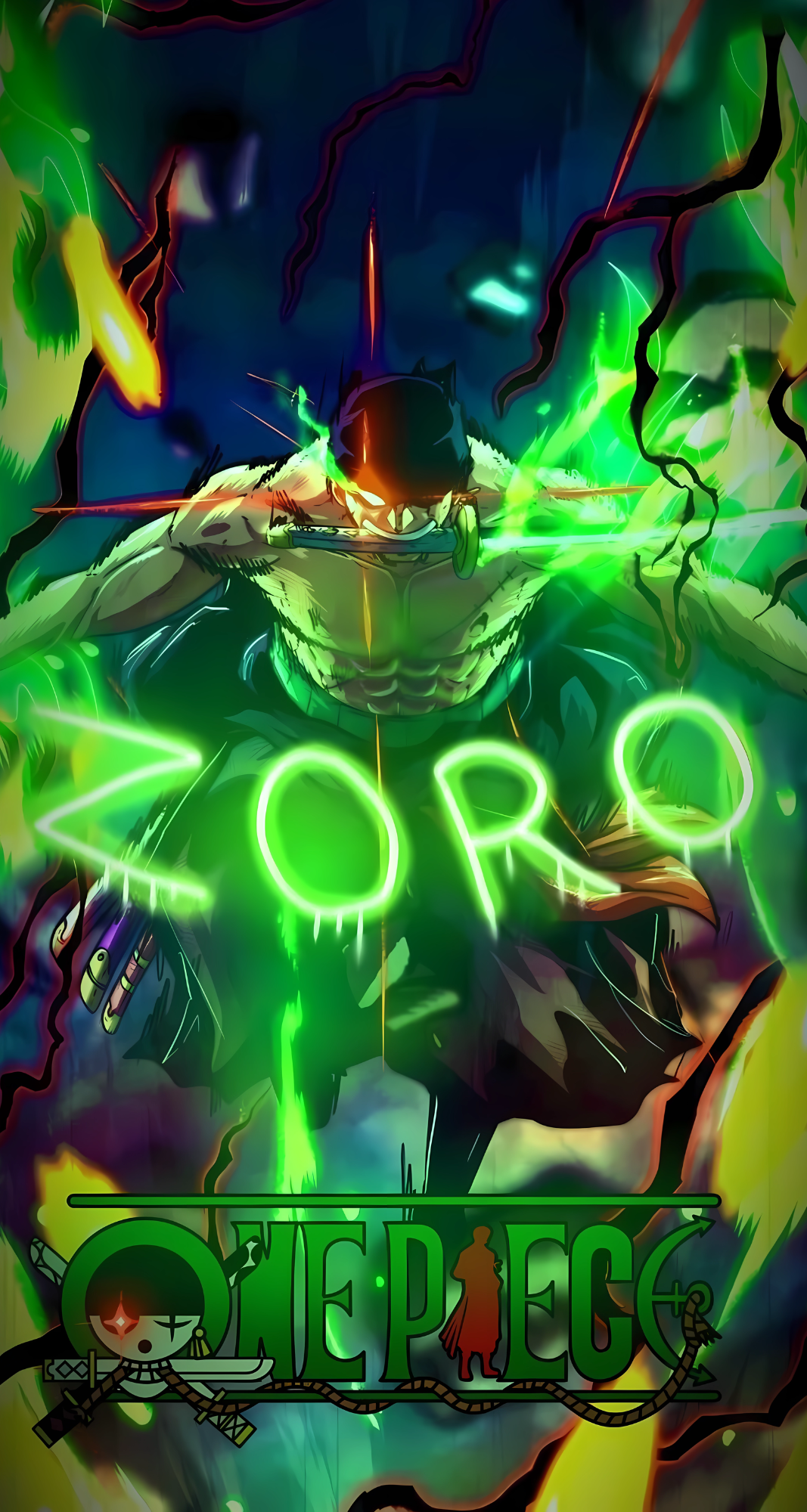 Zoro King of Hell - Mobile Skin (3D Textured) FC1148