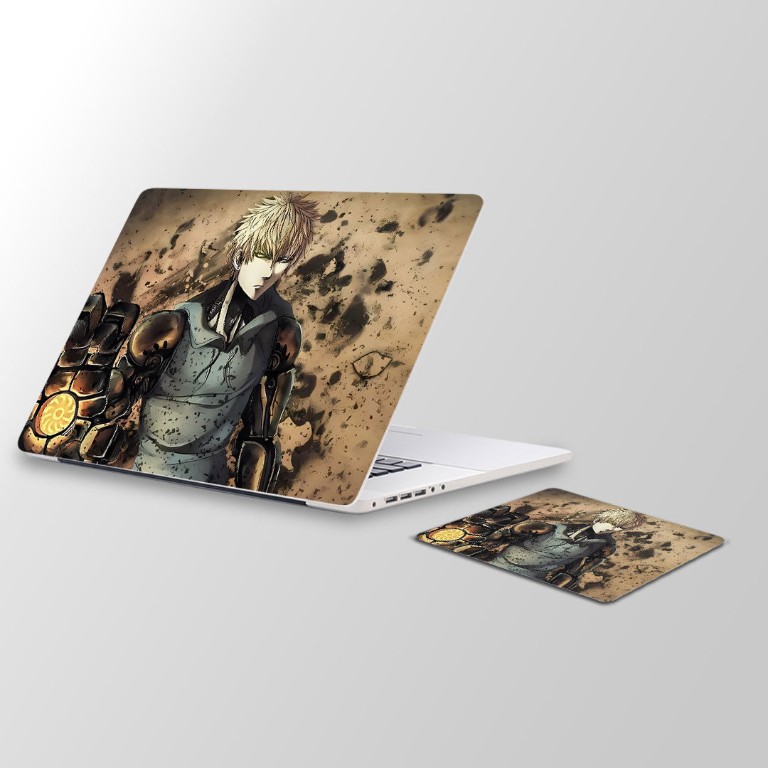 Genos wall break Laptop Skin and Mouse Pad Combo