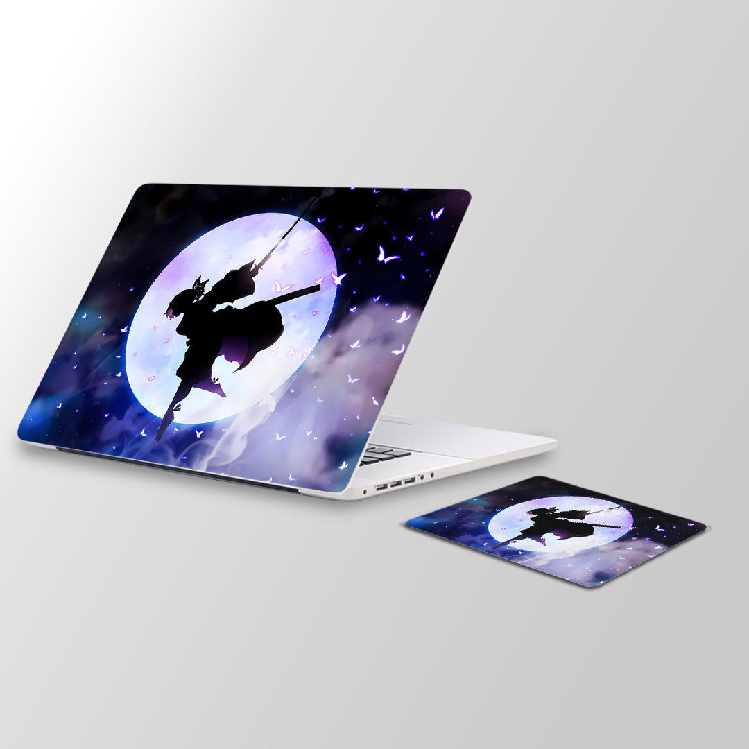 Mitsuri Laptop Skin and Mouse Pad Combo