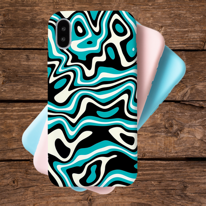 Psychedelic Squiggle Pattern - Mobile Skin (3D Textured) FC1434