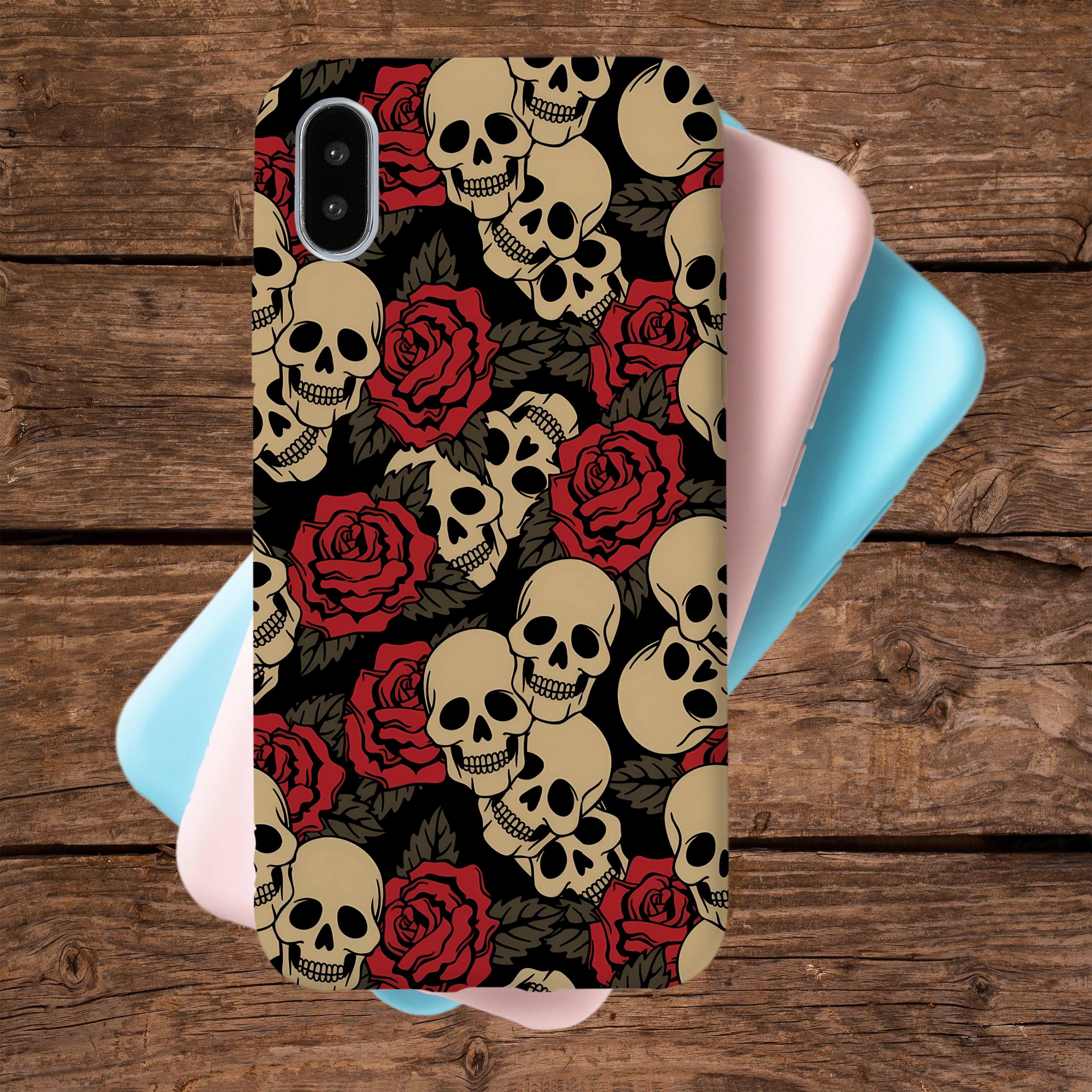 Skull Abstract Art - Mobile Skin (3D Textured) FC1428