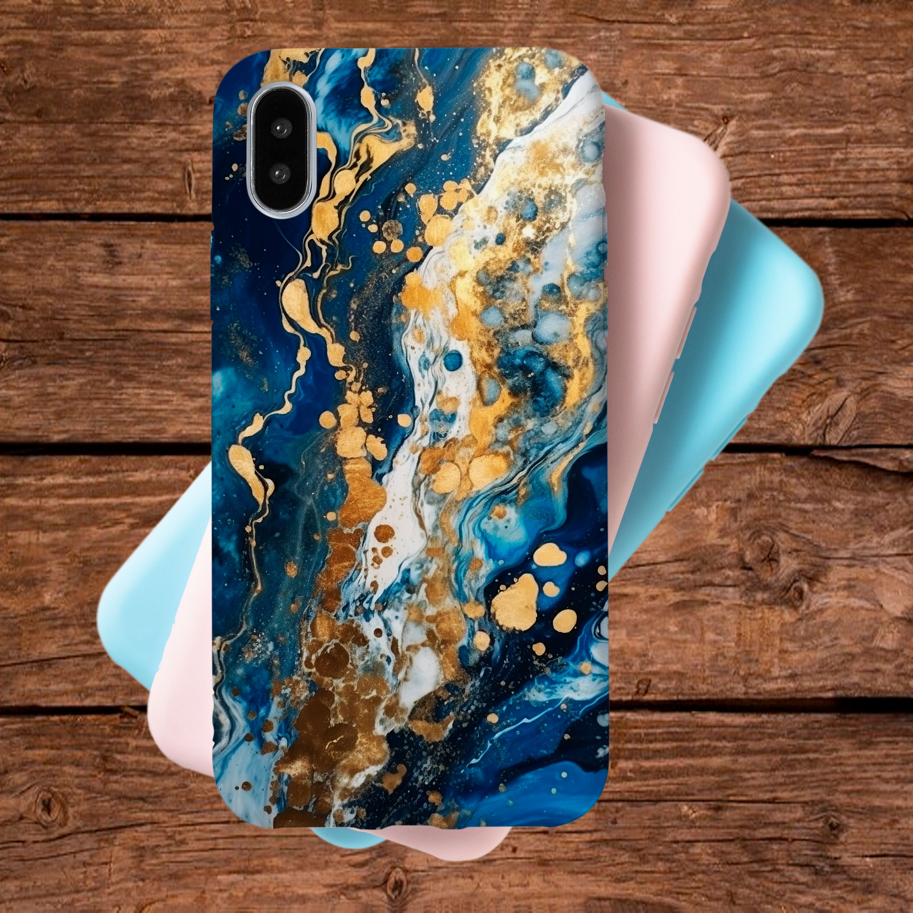 Golden marble pattern - Mobile Skin FC1350