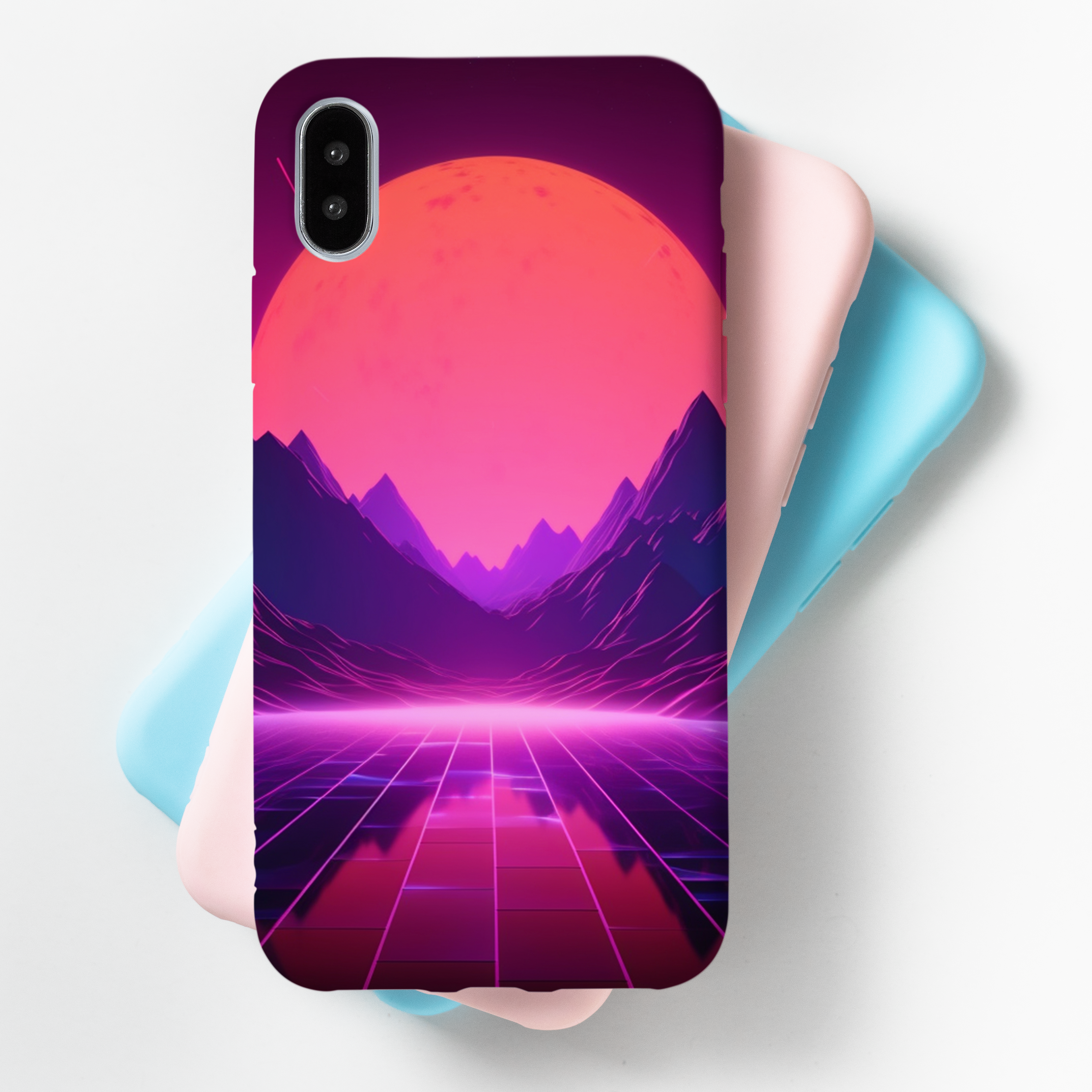 NeonDesign Sunset - Mobile Skin (3D Textured) FC1293