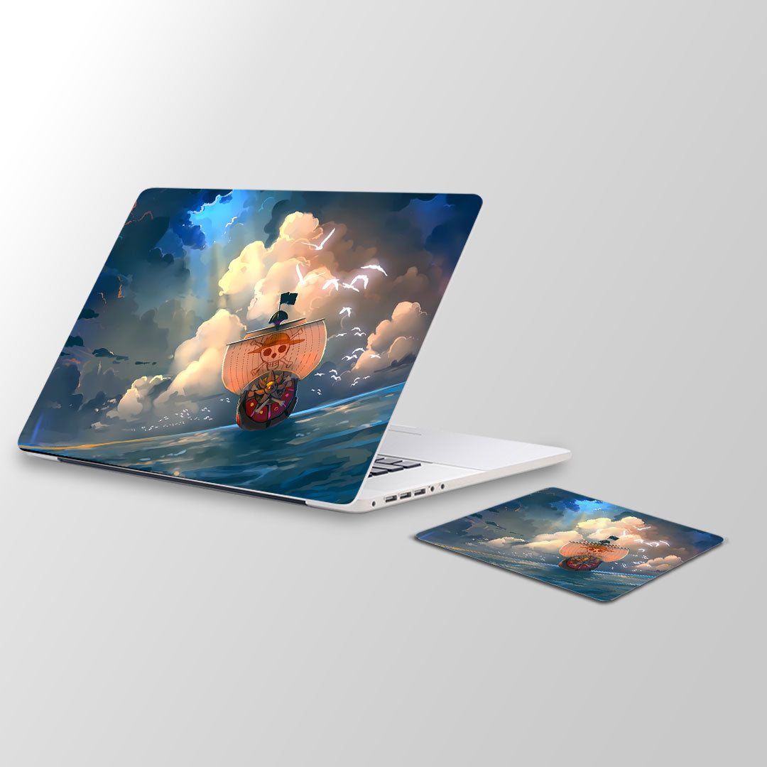 The pirate boat Laptop Skin and Mouse Pad Combo