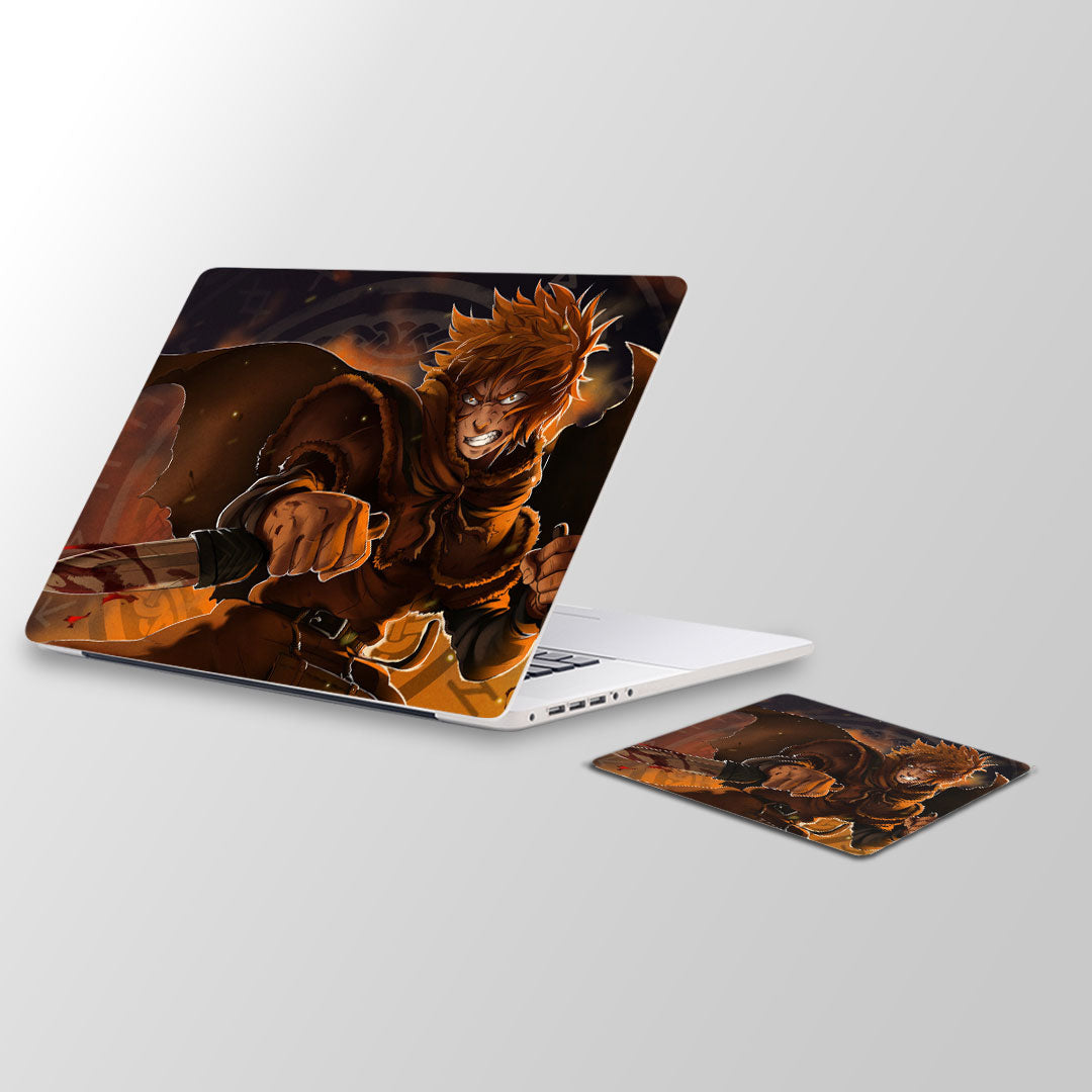 Vinland the rage - death note Laptop Skin and Mouse Pad Combo