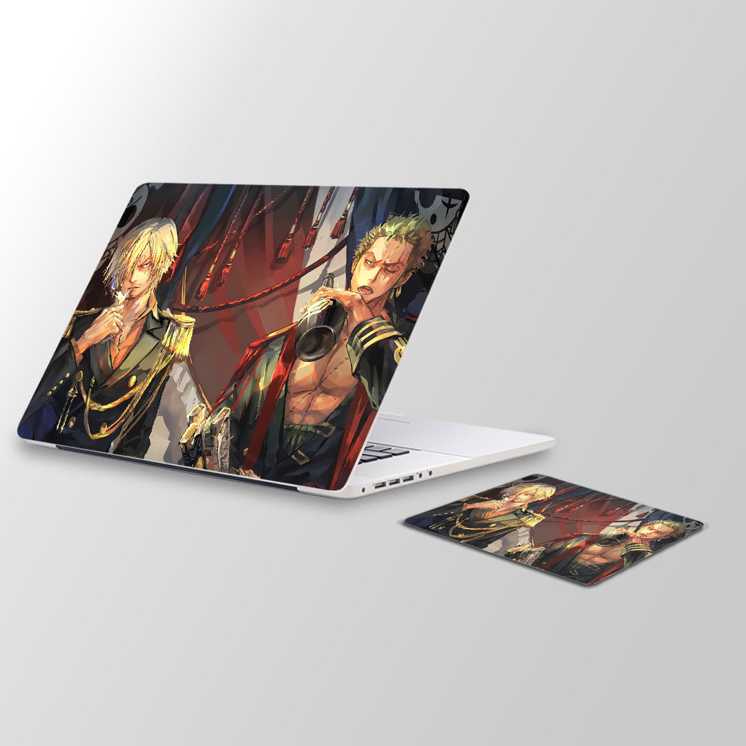 Zoro Laptop Skin and Mouse Pad Combo