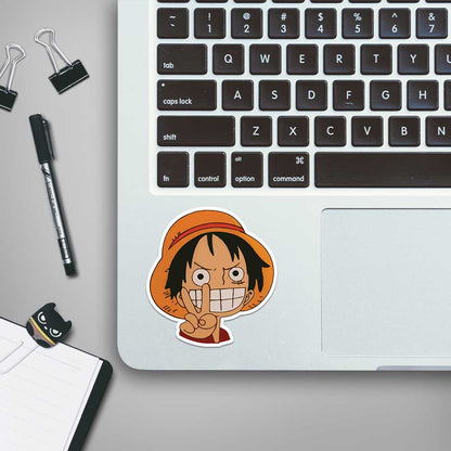 Peace luffy One piece Stickers