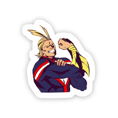 All might guy power Stickers My Hero Academia