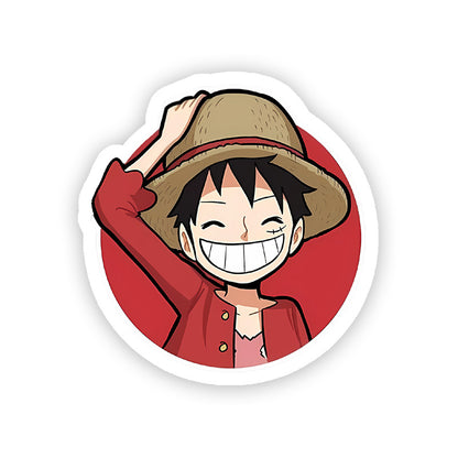 Luffy just another day One piece Stickers