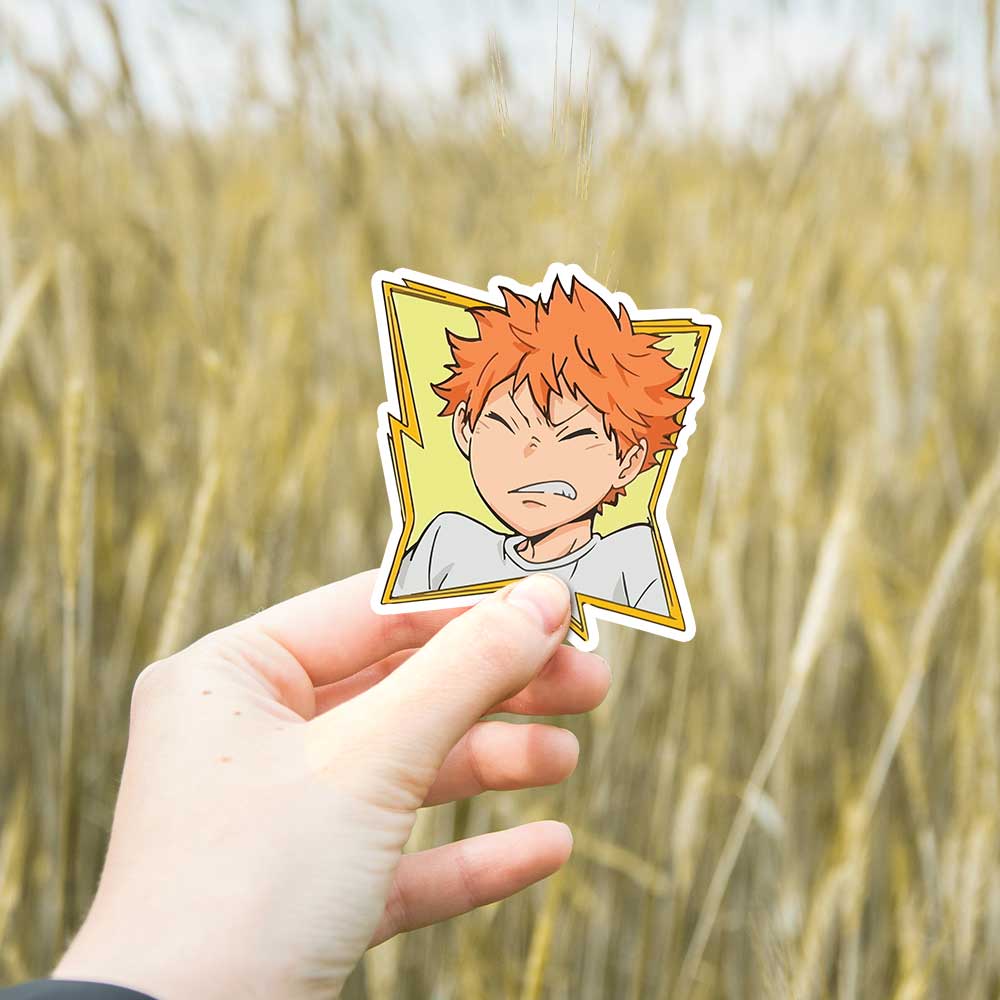 HInata irritated Haikyuu Stickers