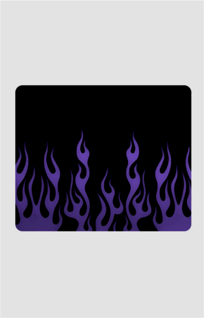 Purple flame - Mouse Pad