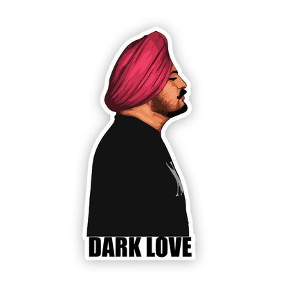 Dark love Siddhu Moosewala  Stickers