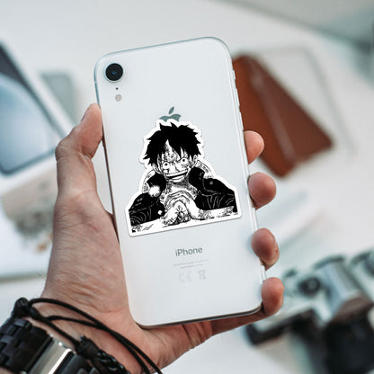 Luffy in fight mode One piece Stickers