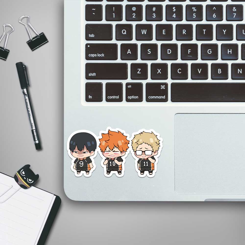 Three idiots Haikyuu Stickers