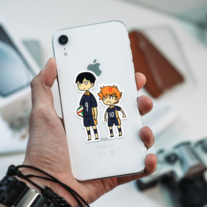 Hinata Kegyama Stylised Haikyuu Stickers