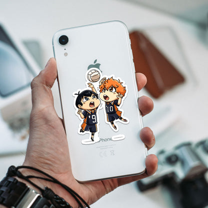 Hinata Kageyama Playing Haikyuu Stickers