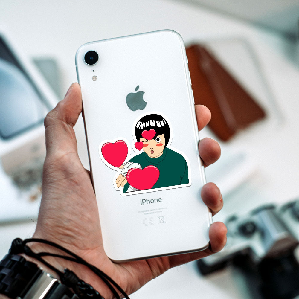 Rock_lee_in_love_Stickers