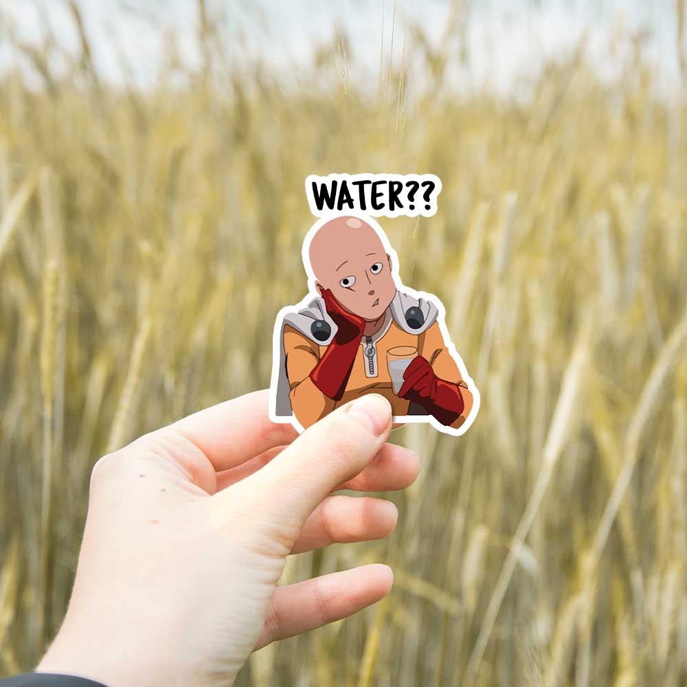 Water Anyone Saitama Stickers