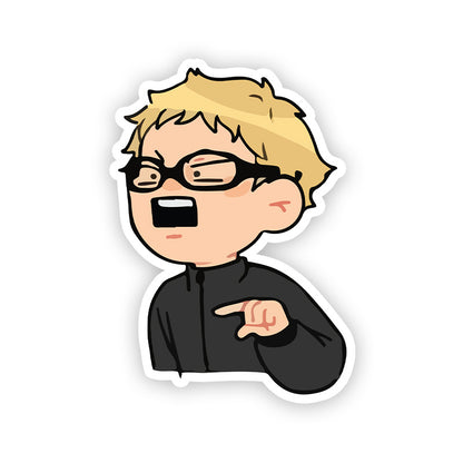 Tsukishima Haikyuu Stickers