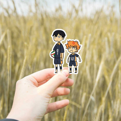 Hinata Kegyama Stylised Haikyuu Stickers