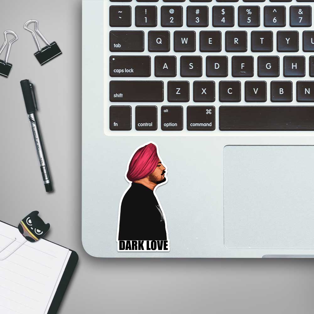 Dark love Siddhu Moosewala  Stickers