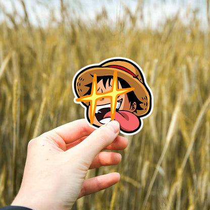 Excited_luffy_Stickers