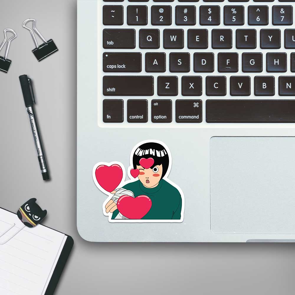 Rock_lee_in_love_Stickers