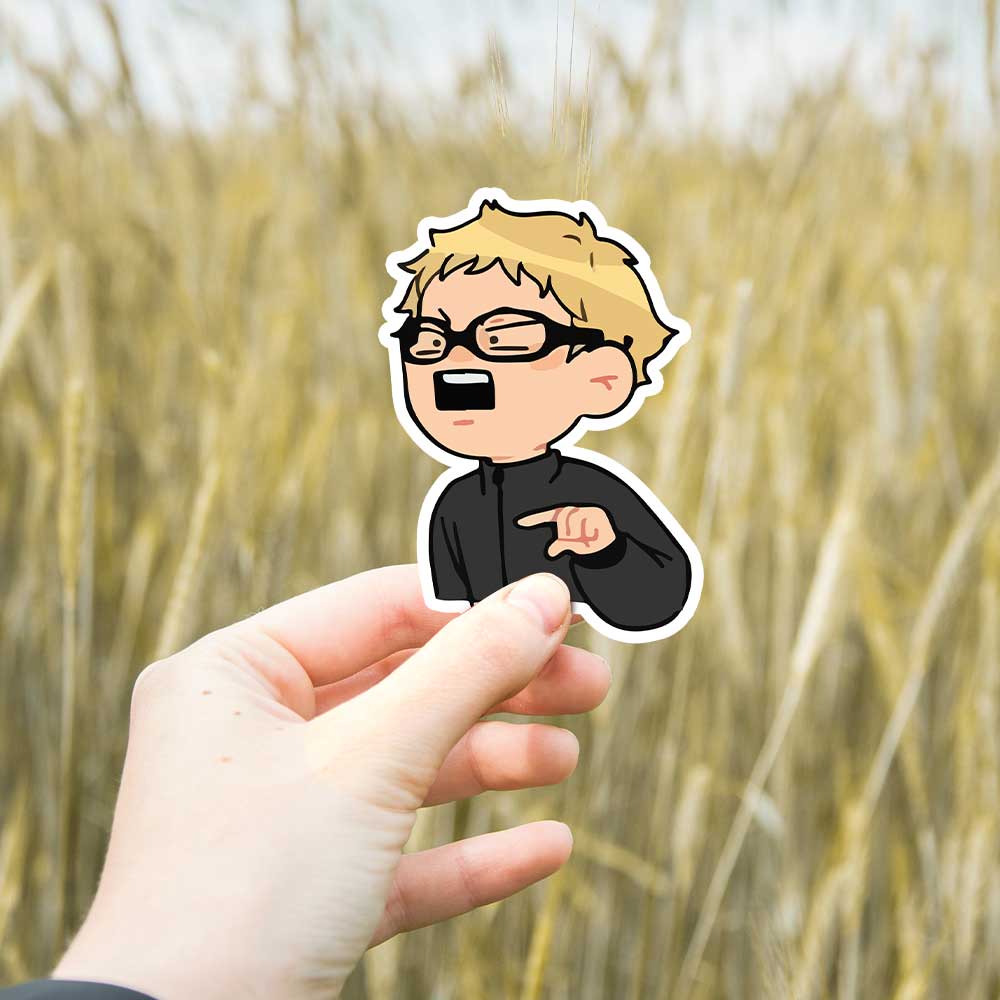 Tsukishima Haikyuu Stickers