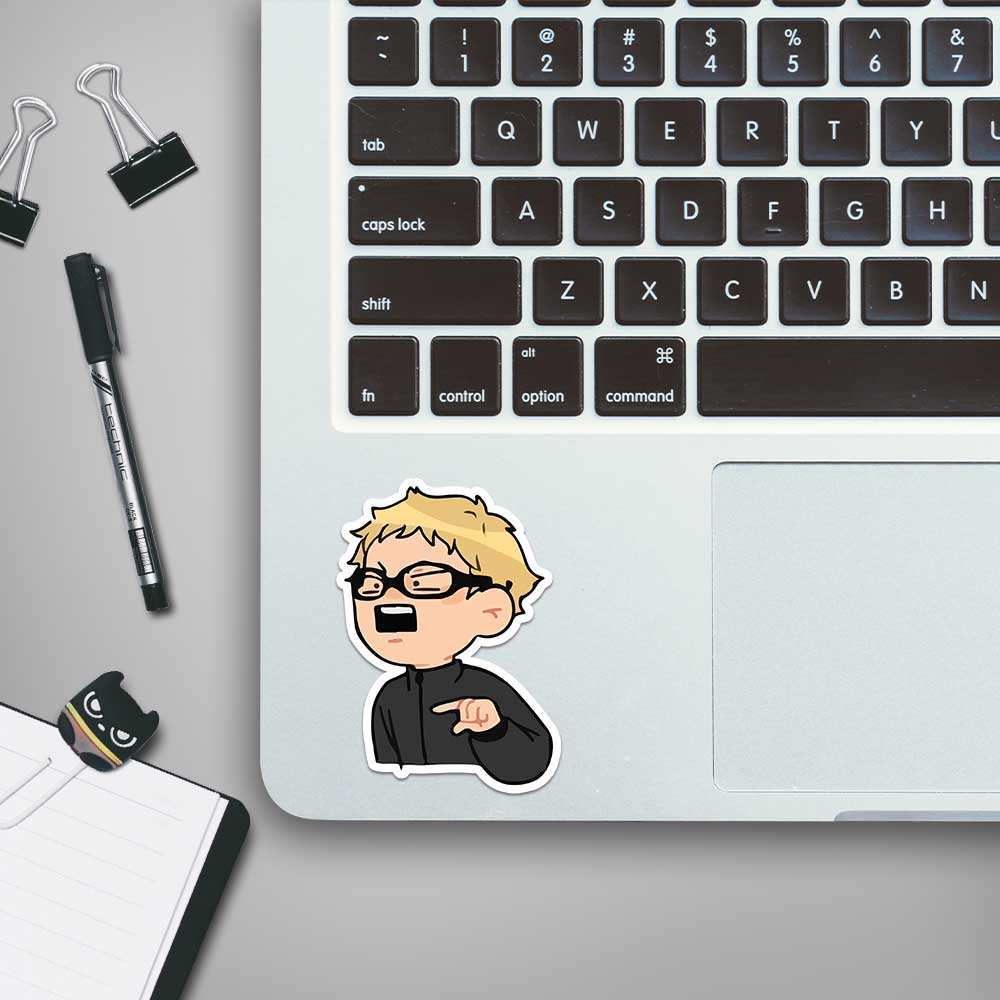 Tsukishima Haikyuu Stickers