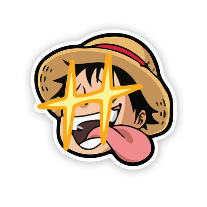 Excited_luffy_Stickers