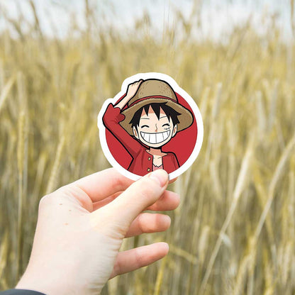 Luffy just another day One piece Stickers