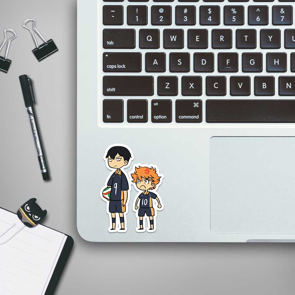 Hinata Kegyama Stylised Haikyuu Stickers