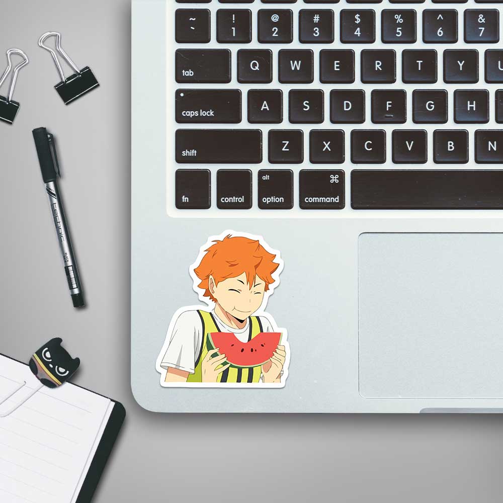 Hinata watermelon Haikyuu Stickers